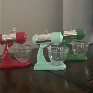 None Holiday - Mixer Baking Ornament Set None Holiday - Mixer Baking Ornament Set